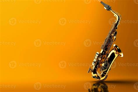 Saxophone instrument background. Generate Ai 26380994 Stock Photo at Vecteezy