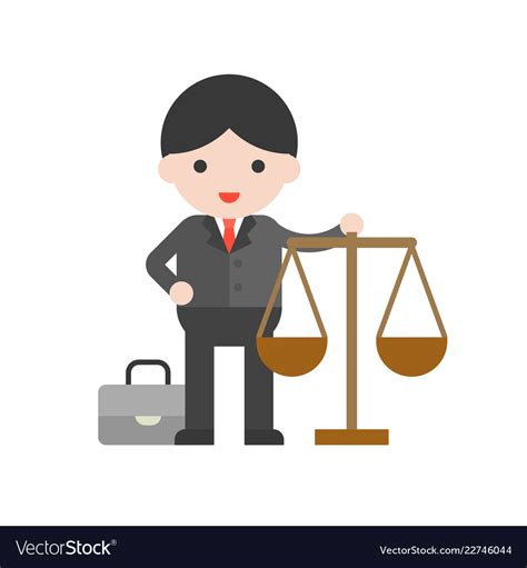 Lawyer Cartoon Characters - Cartoon Characters A Set Of Professions ...