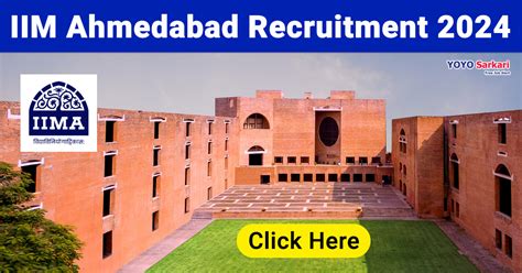 Iim Ahmedabad Recruitment Opportunities For Various Research