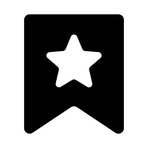 star bookmark icon clip  marker vector  vector art