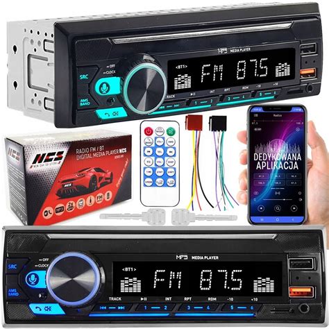 Radio Samochodowe 1DIN USB SD Mikrofon Bluetooth Renault Clio Master