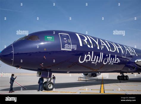 Riyadh Airlines New Livery On Display At The Dubai Airshow On A