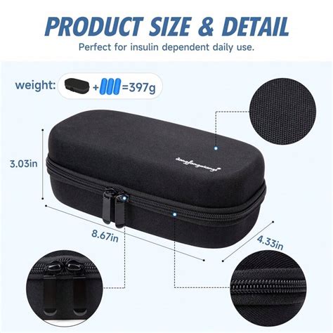 YOUSHARES Insulin Cooler Travel Case Handy Medication Insulated