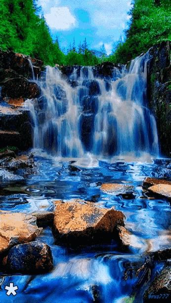 Wallpaper waterfall gif - seryalaska