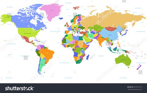 Interactive World Map With Countries Highlighted