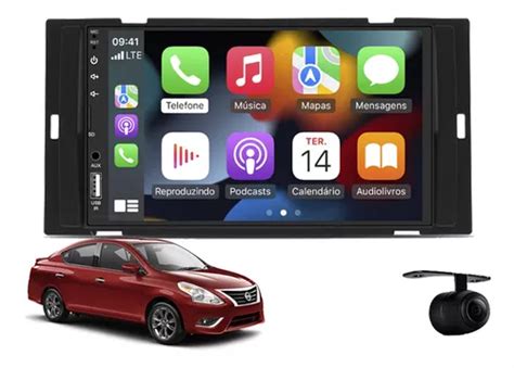 Central Multimidia Apple Carplay Nissan Versa 2019 2020 2021