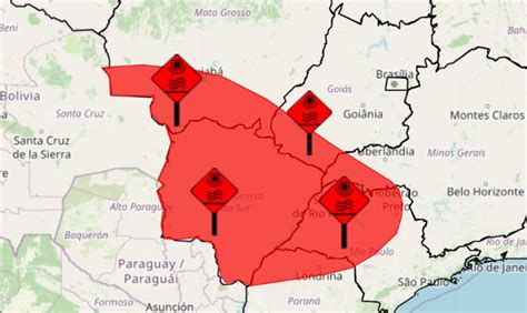 Alerta Vermelho Para Onda De Calor E Ar Seco Em áreas Do Centro Oeste