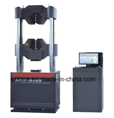 Computerized Hydraulic Servo Tensile Testing Machine Waw 300b Tensile Testing Machine And