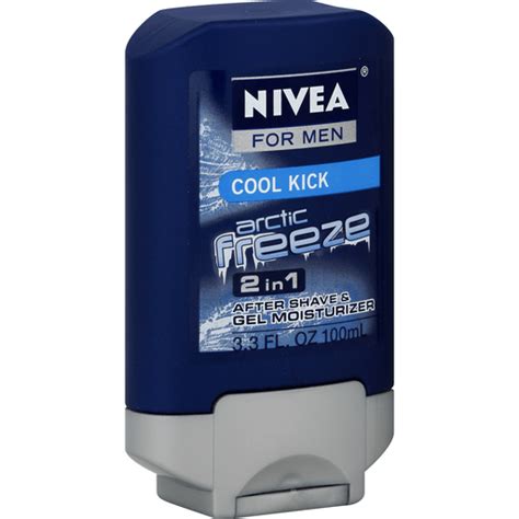 Nivea For Men After Shave And Gel Moisturizer Cool Kick Arctic Freeze