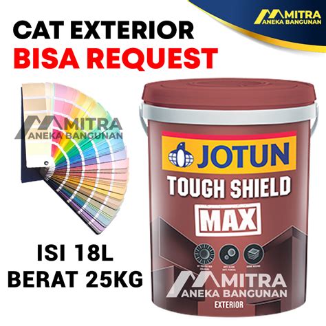 Jual CAT TEMBOK EKSTERIOR JOTUN TOUGH SHIELD MAX 18 LITER 25 KG 1