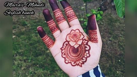 New Stylish Bunch Bunch Design Mehndi Design Maira S Mehndi Thouseenshenna Youtube