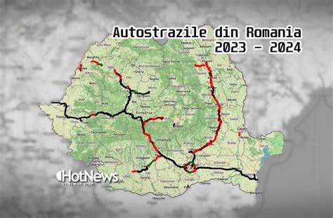 Harta Interactiv A Autostr Zilor Din Rom Nia Ce Tronsoane Ale