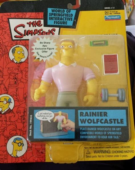 The Simpsons World Of Springfield Rainier Wolfcastle Series 11 Figure