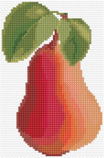 Pear Cross Stitch Designs