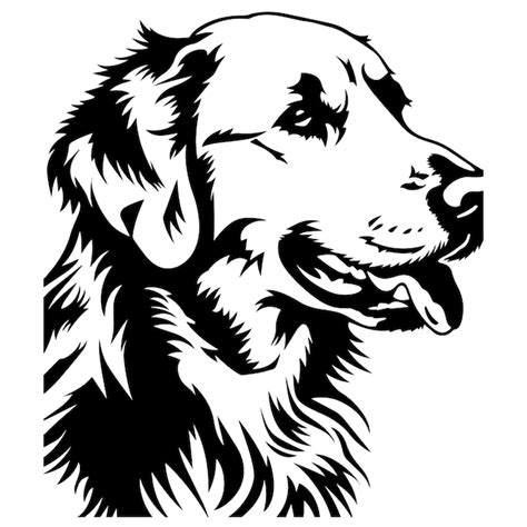 Premium Vector Golden Retriever Silhouette Vector Illustration