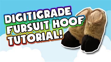 FURSUIT DIGI FOOT HOOF TUTORIAL YouTube