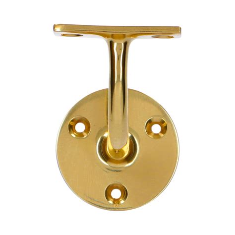 Alexander And Wilks Architectural Handrail Bracket Polished Brass