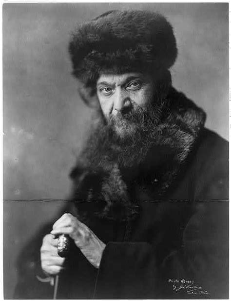 Rabbi Moses Mordecai Epsteinwearing Fur Hatcoatc1927moshe Mordechai