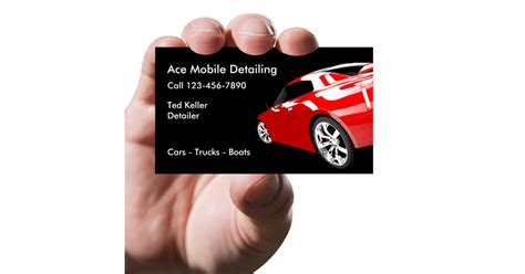 Automotive Mobile Detailing Business Cards | Zazzle