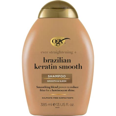 Ogx Brazilian Keratin Therapy Shampoo For Dull Hair 385ml Woolworths