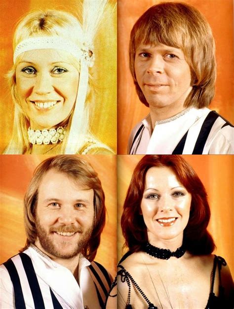 Benny Andersson Anni Frid Lyngstad Agnetha F Ltskog And Bj Rn