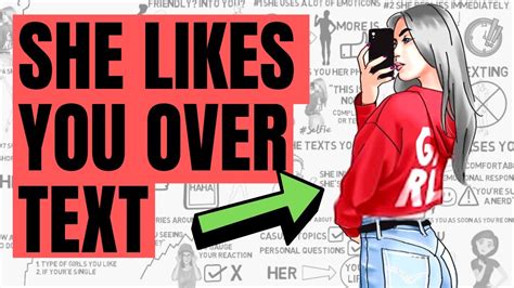 Clear Signs A Girl Likes You Over Text Youtube