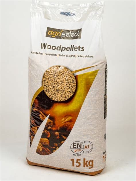 Agriselect Houtpellets EN Plus A1 Naaldhout 15kg Bol