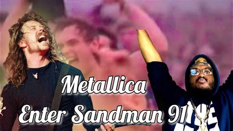 Metallica Enter Sandman Live Moscow 1991 REACTION YouTube