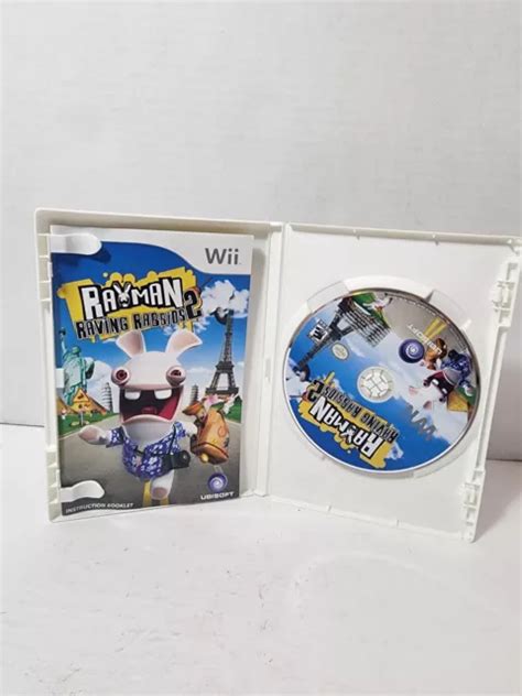 Rayman Raving Rabbids Nintendo Wii Complete In Box