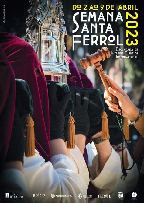 Programa de la Semana Santa de El Ferrol La Coruña 2023