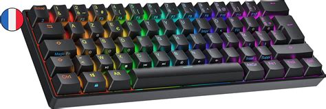 Ranked N Nova Clavier Mécanique de Jeu Hot Swap Gaming Keyboard Touches