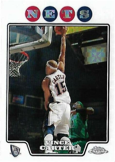 Vince Carter Topps Chrome X Fractor Price Guide Sports