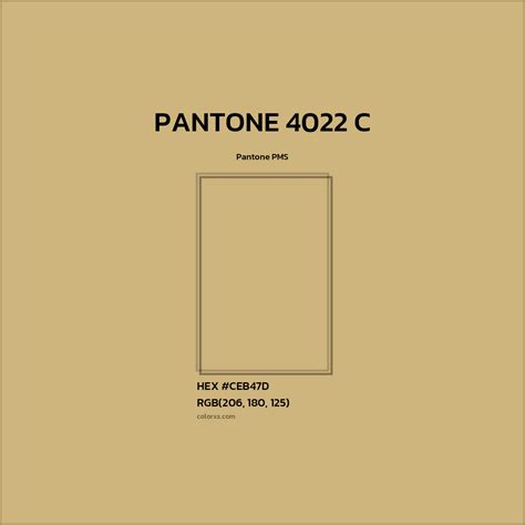 About PANTONE 4022 C Color - Color codes, similar colors and paints ...