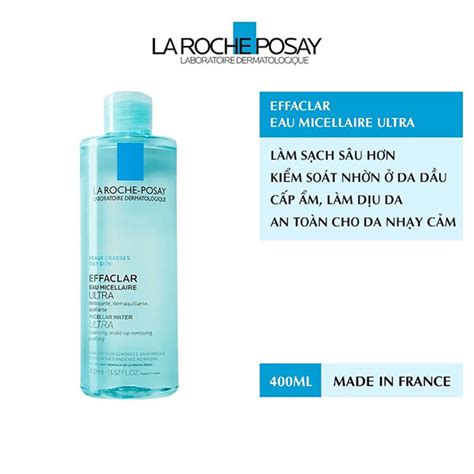 Nước Tẩy Trang La Roche Posay cho da khô da nhạy cảm và da dầu mụn 400ml