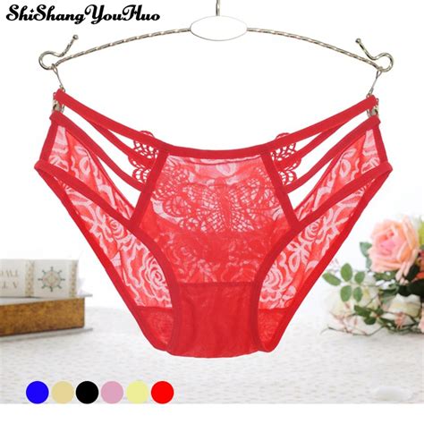 Sexy Lingerie Bow Lace Briefs Underwear Women Panties Sexy G String Underwear Culotte Femme