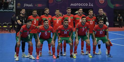 Coupe du monde de futsal Ouzbékistan 2024 le Maroc dans le Groupe E