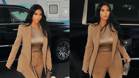 Kim Kardashian Showed Up At The White House In The Most Kim Outfit