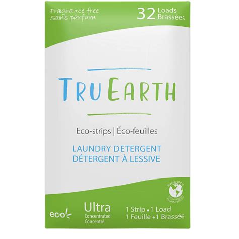 Tru Earth Fragrance Free Eco Strips Laundry Detergent X Washes