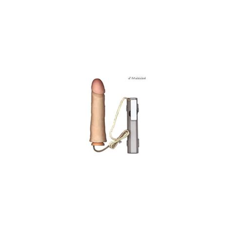 Pênis Vibrador ou Dildo De Ponta Larga Rotativo De 17Cm Em Cyberskin