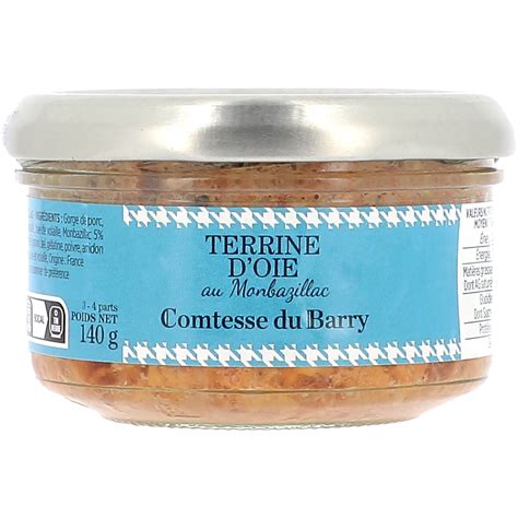 Paté De Oca Al Monbazillac Tub 140 G · Comtesse Du Barry · Supermercado