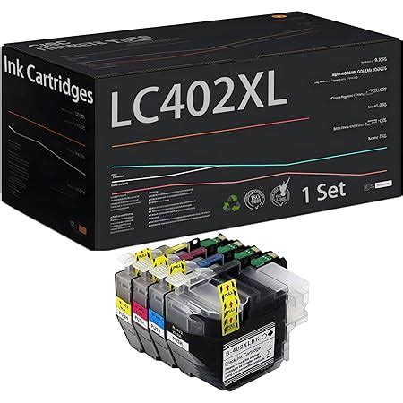 LC402 LC402XL Cartuchos De Tinta Compatibles Con Impresoras Brother MFC