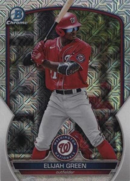 Bowman Chrome Prospects Mojo Refractor Bcp Elijah Green Rc