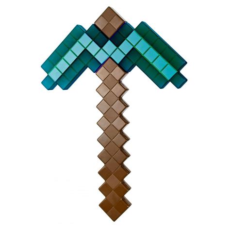 Minecraft Diamond Pickaxe Life Sized For Role Play Fun