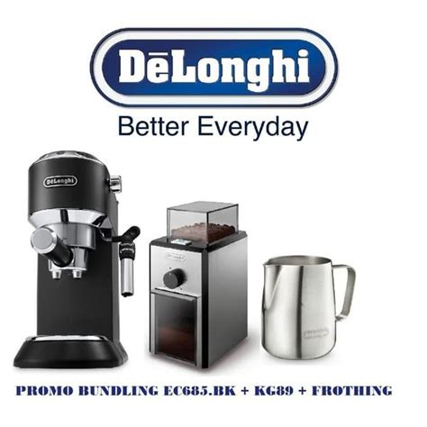 Jual MESIN KOPI PROMO MESIN KOPI COFFE MAKER DELONGHI EC685 BK KG