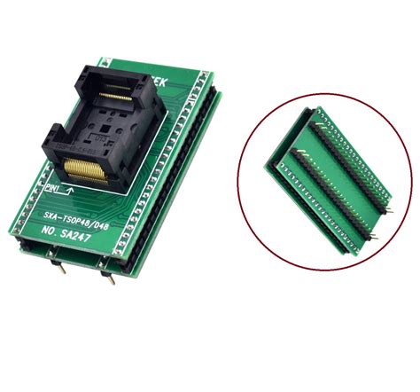 TSOP48 TO DIP 48 SA247 IC Programmer Adapter TSOP 48 Chip Test Socket