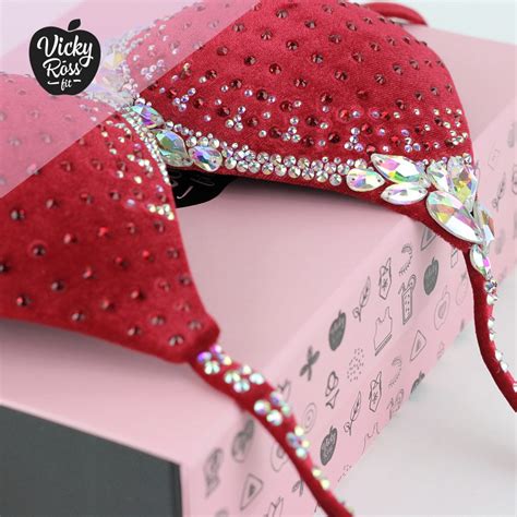 Red Designer Bikini Vicky Ross Signature Collection Vicky Ross Fit