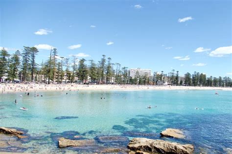 Shelly Beach And Manly Beach Sydney New South Wales Australia Stock