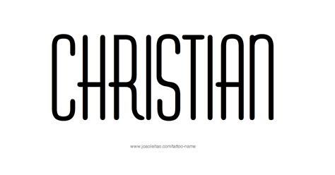 Christian Name Tattoo Designs