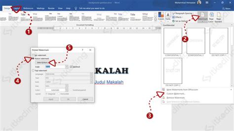 4 Cara Membuat Background Di Word Paling Keren Dan Mudah