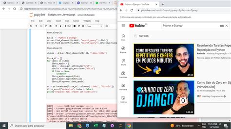 Github Gleisson Santos Selenium Coletar Links Youtube Selenium